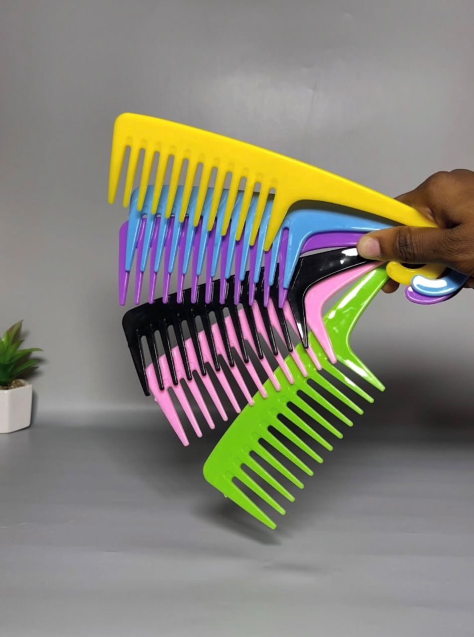 Wide Curved Tooth Comb