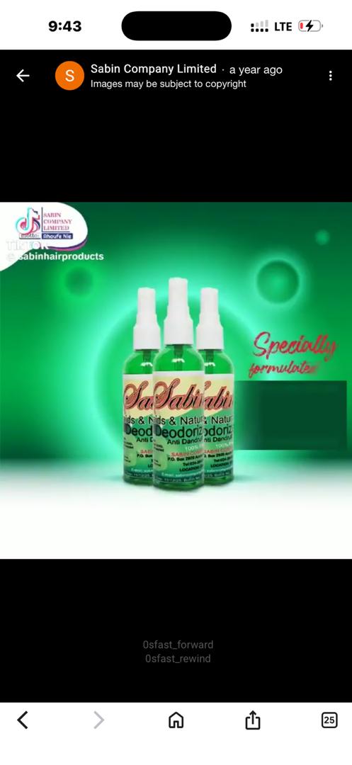 Sabina Deodorizer