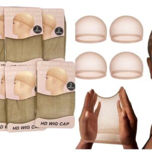 Hd Wig Cap 12pcs