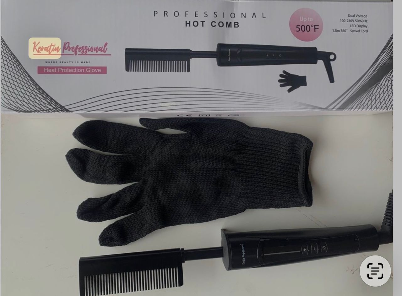 Keratin Hot Comb 500f