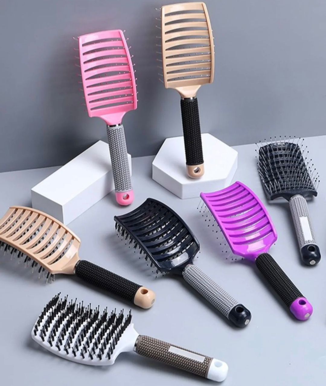 Detangling Hair Brush Curved