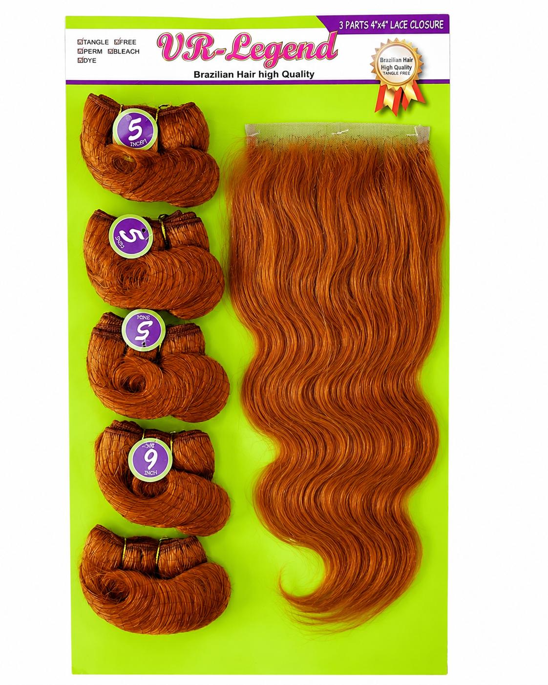 Ur Legend Pixie Combo Orange +closure