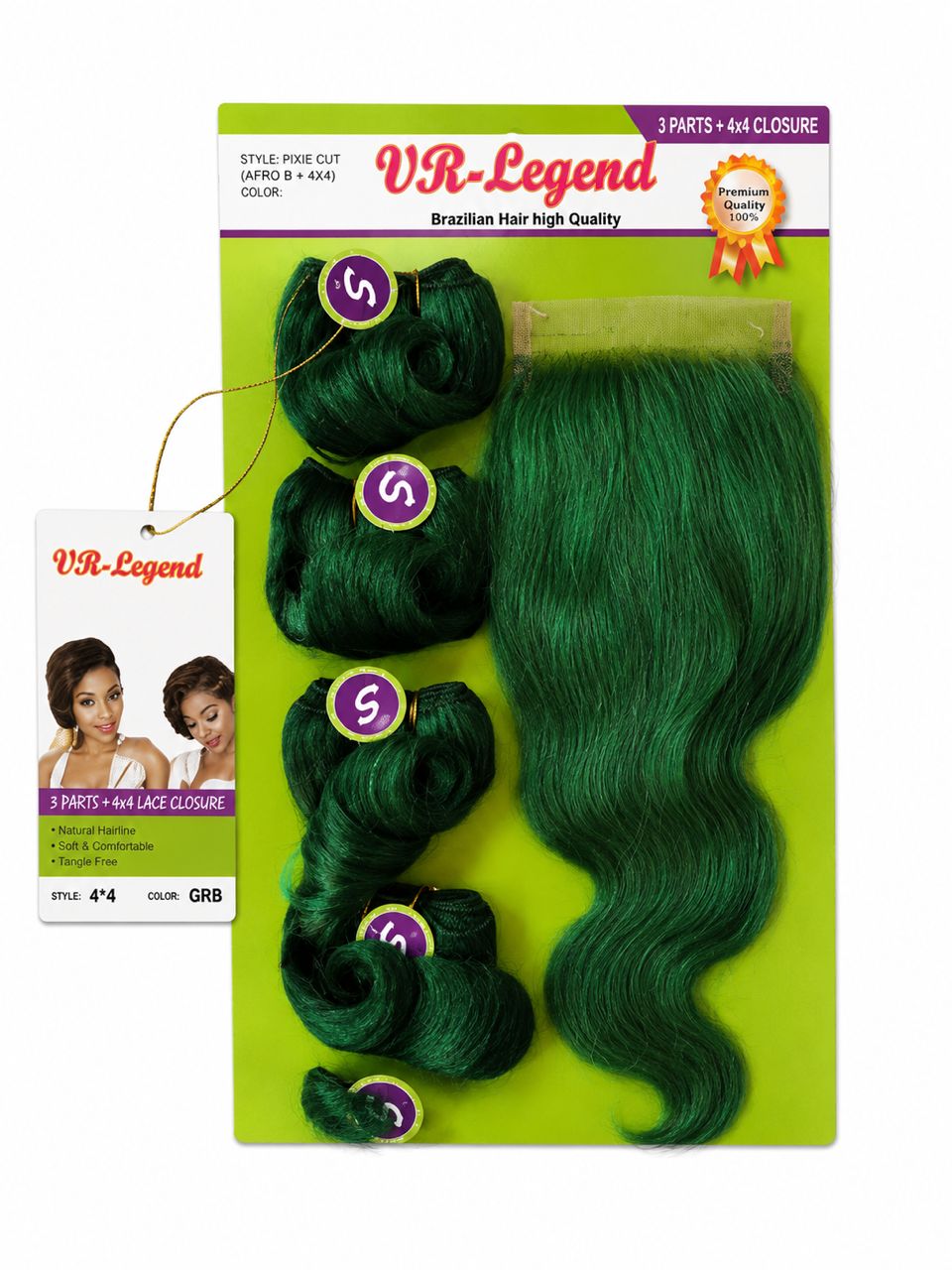 Ur Legend Pixie Combo # Green +closure