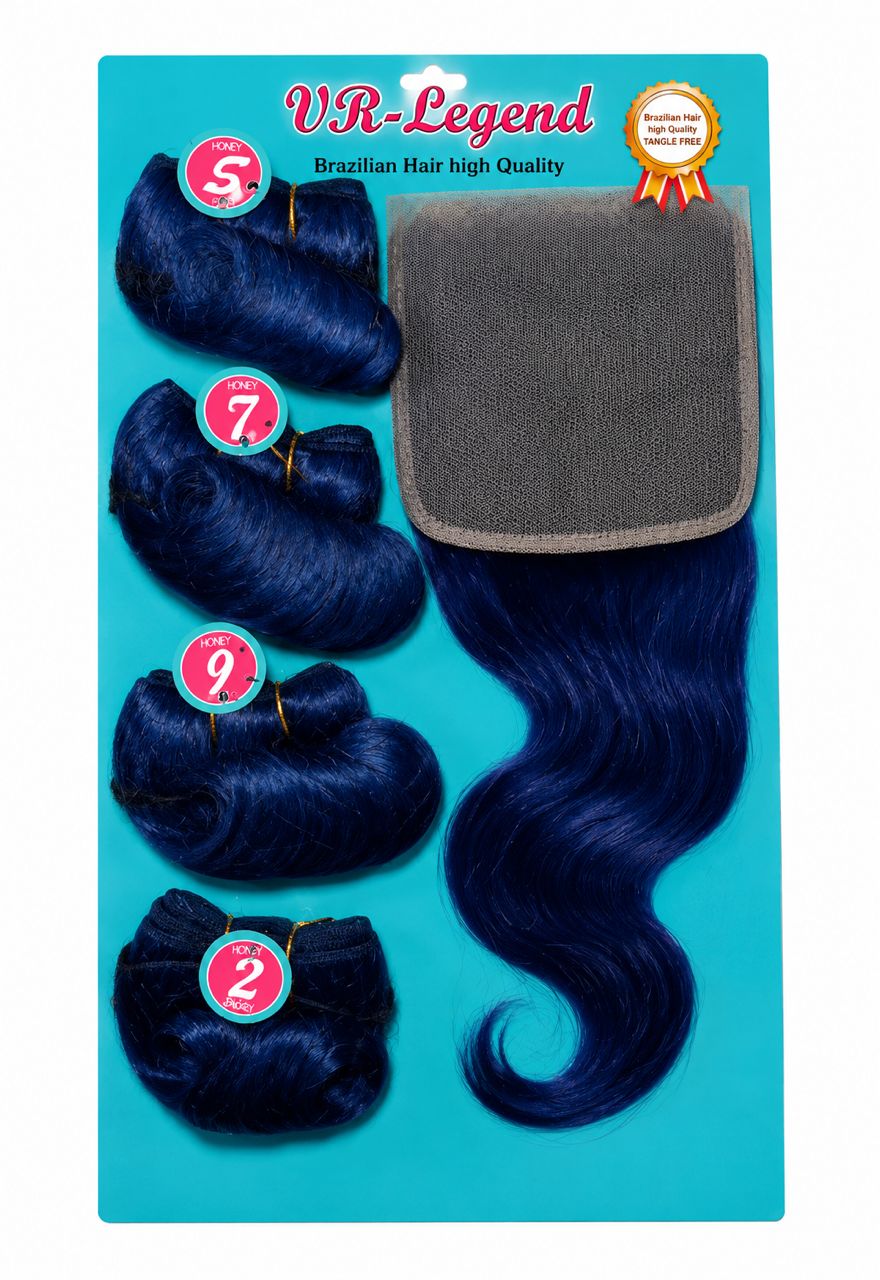 Ur Legend Pixie Combo # Blue +frontal