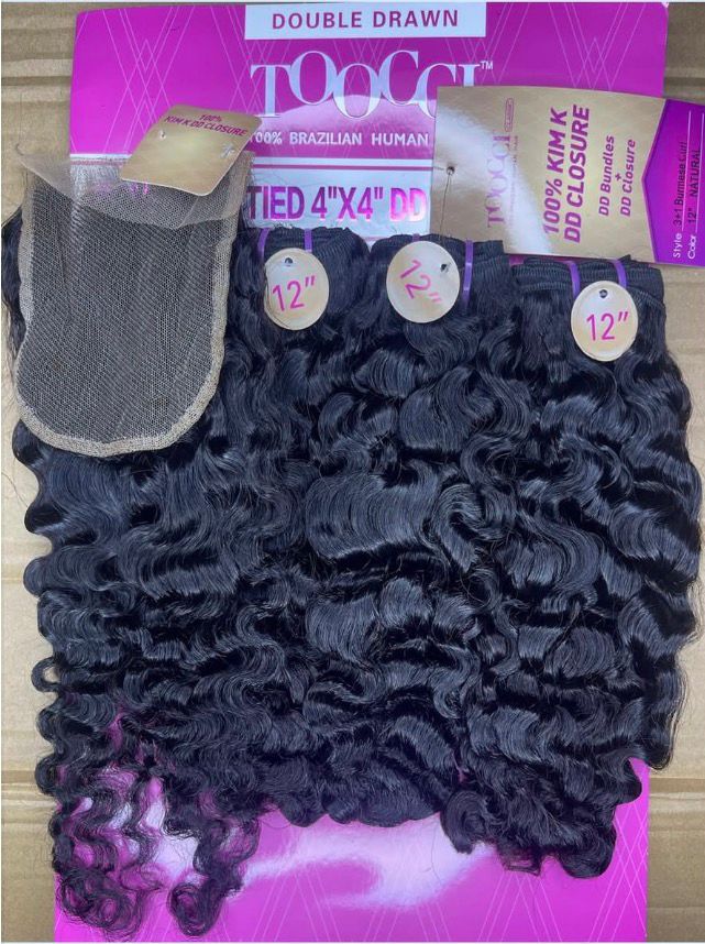 Toocci Dd Burmese Black +closure