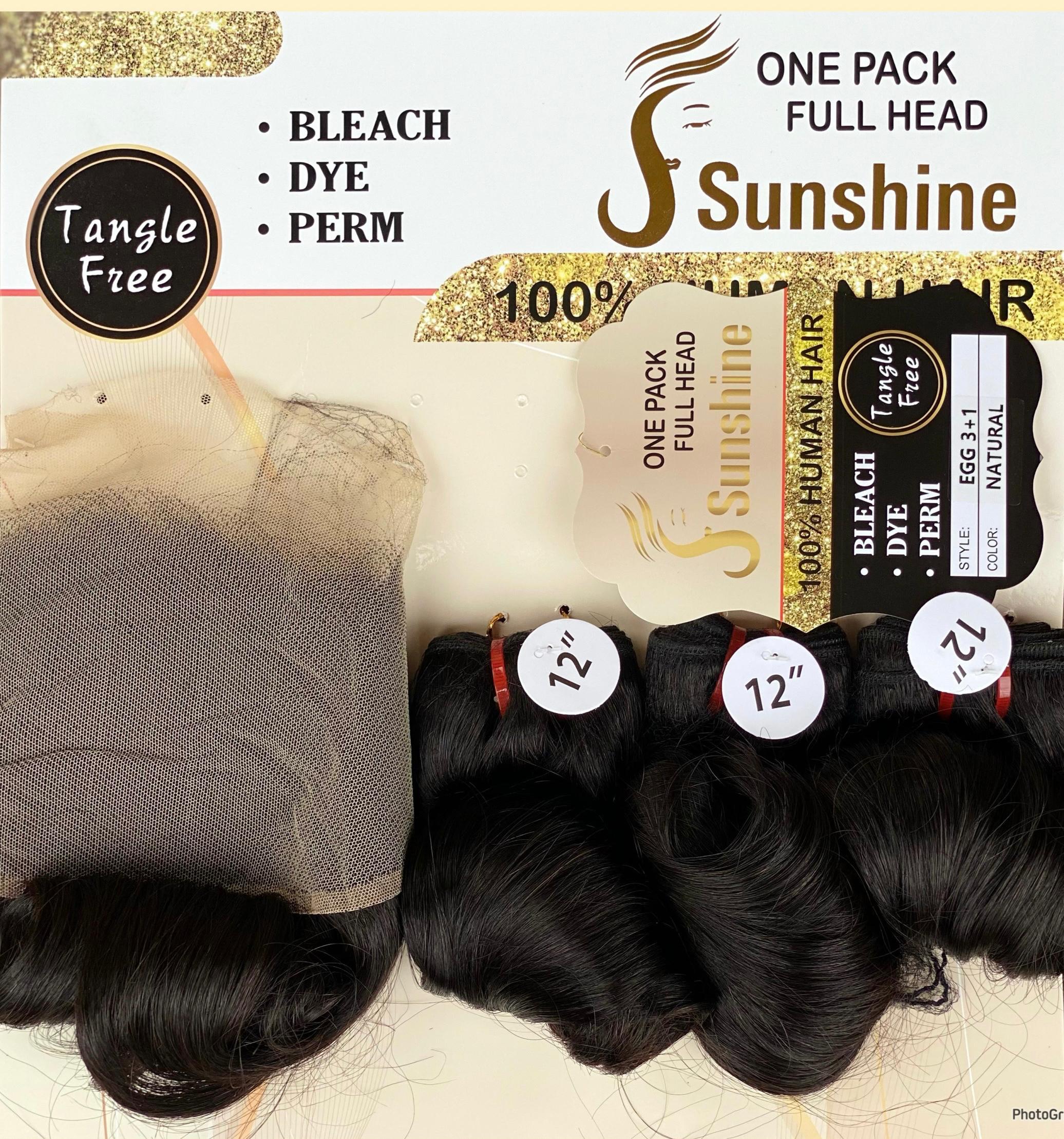 Sunshine Egg Black+ Frontal