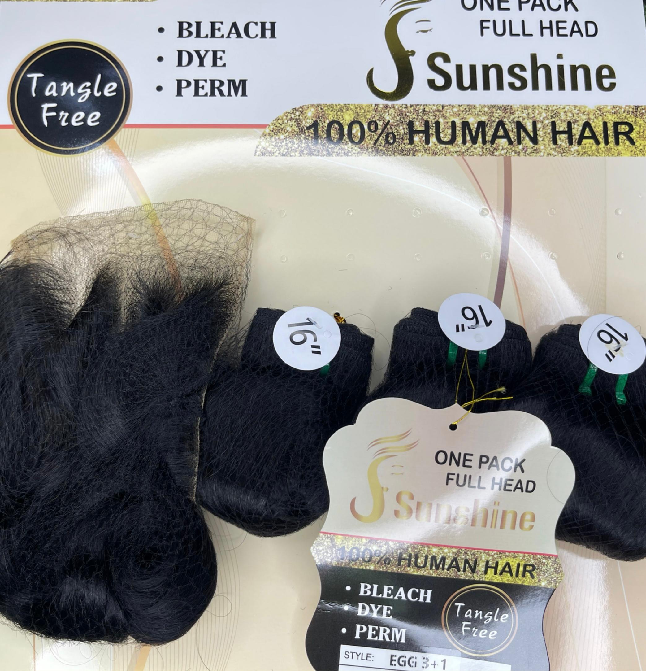 Sunshine Egg Black+ Closure
