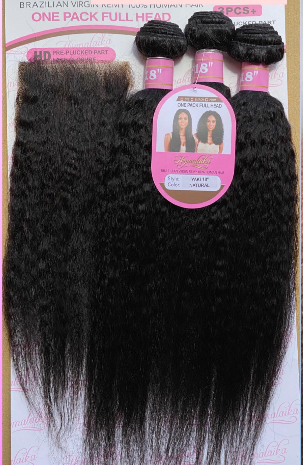 Hymalaika Kinky Straight+closure