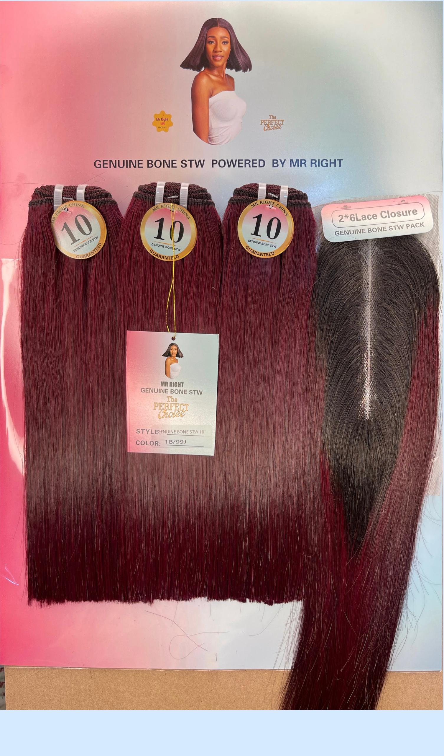 Mr Right Bone Straight+kim K T1b/99j