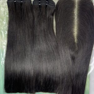 Lumi Bone Straight  Black+kim K