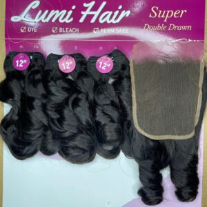 Lumi Spiral Sdd Black+5*5 Closure