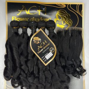 Ach Bouncy Curls 5 Bundle +closure
