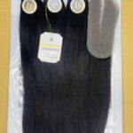 7 Sta Vietnamese Bone Straight +kim K Closure