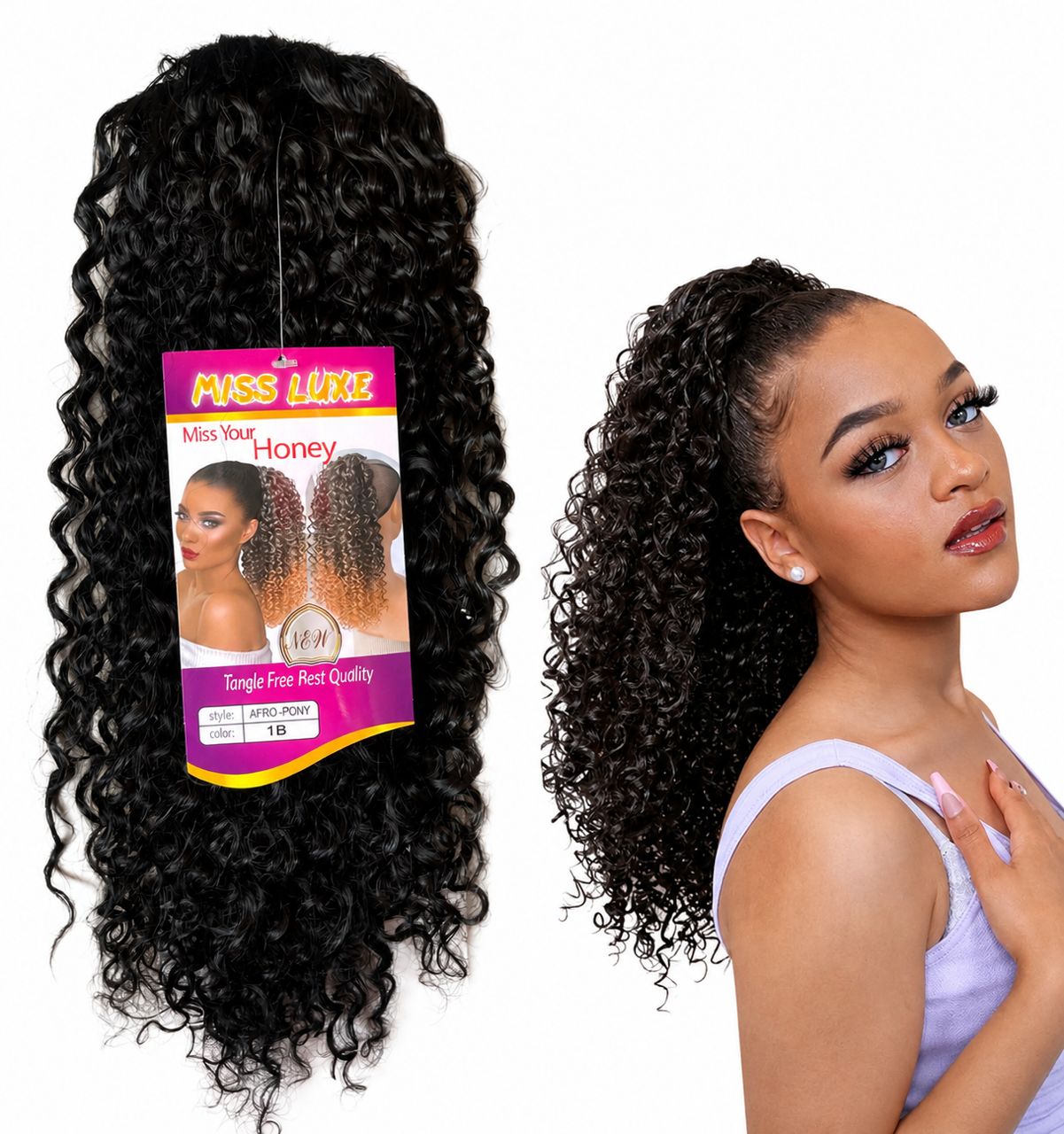 Miss Luxe Jerry Curly Ponytail
