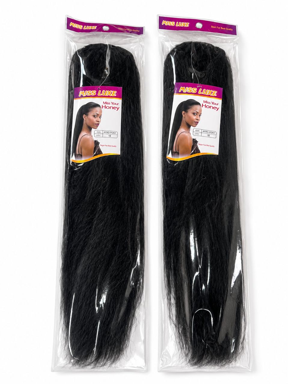 Miss Luxe Yaki Ponytail 20"