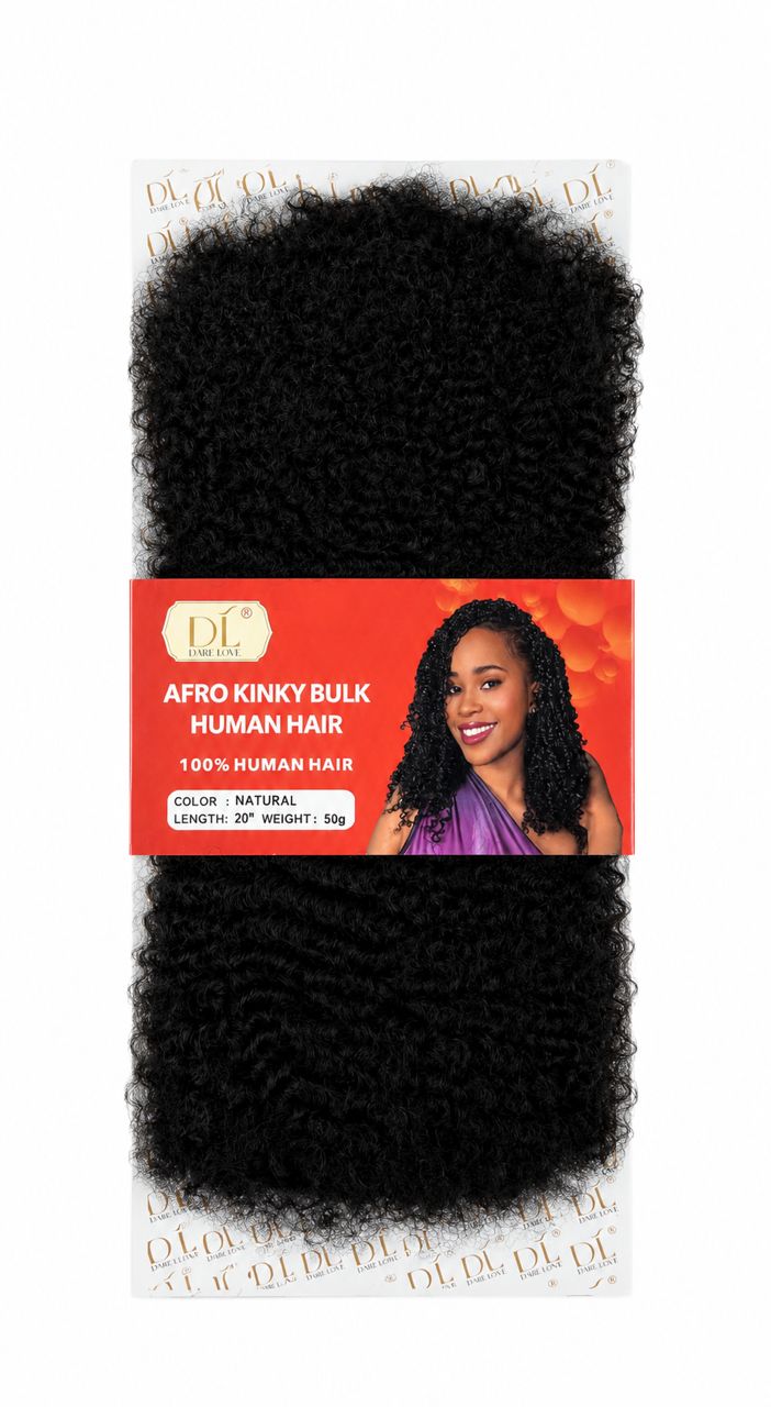 Dl Afro Kinky Bulk Black
