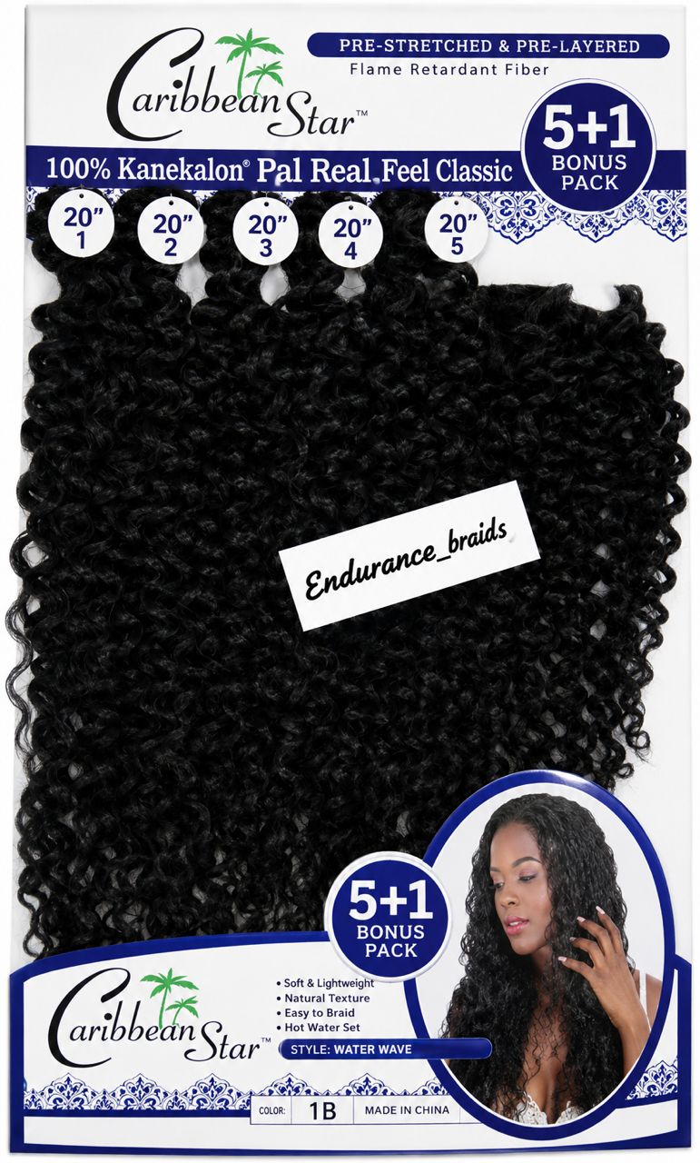 Carribeean Star Jerry + Closure 20"22"
