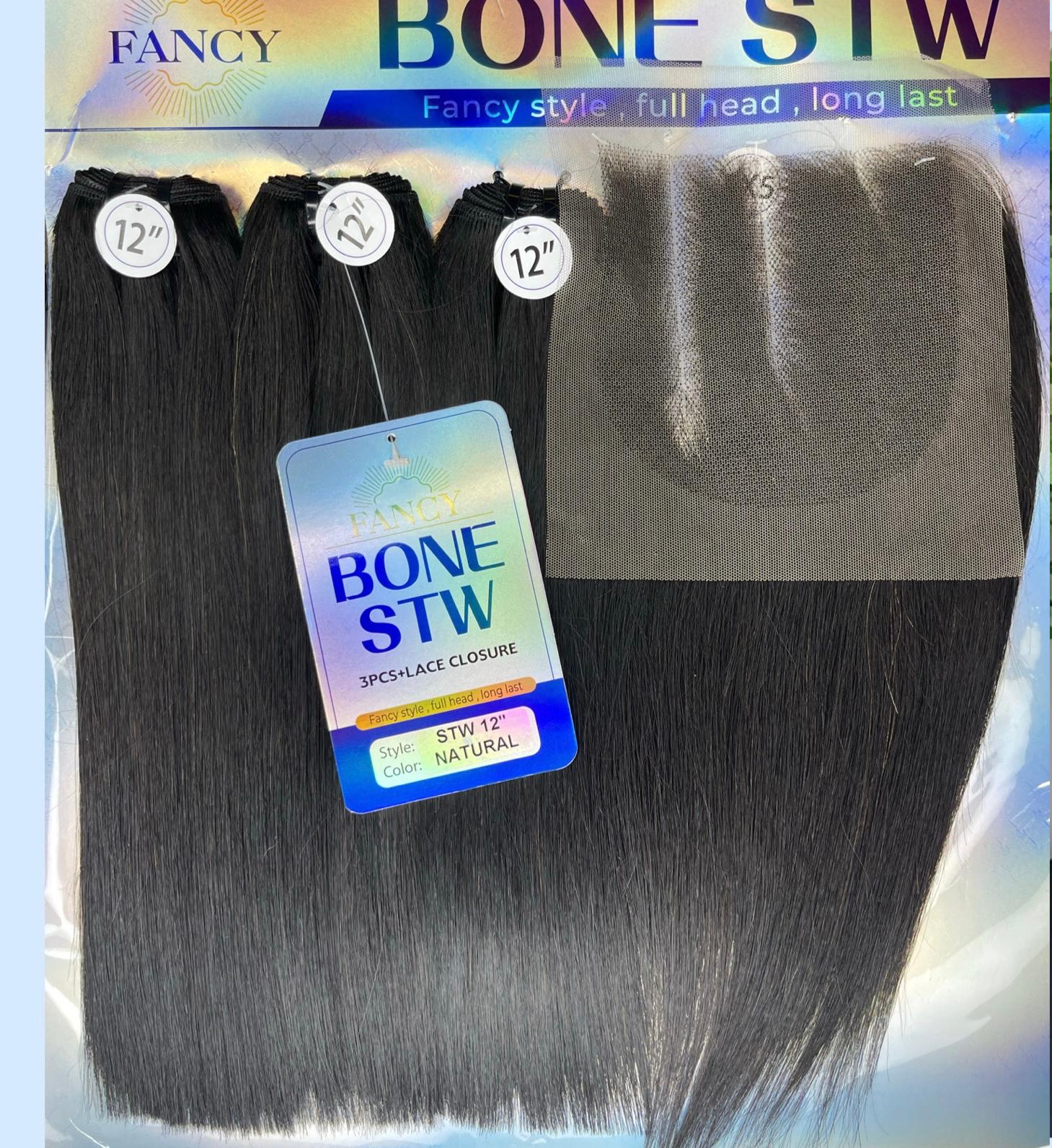 Fancy Bone Straight 5*5 Black Closure