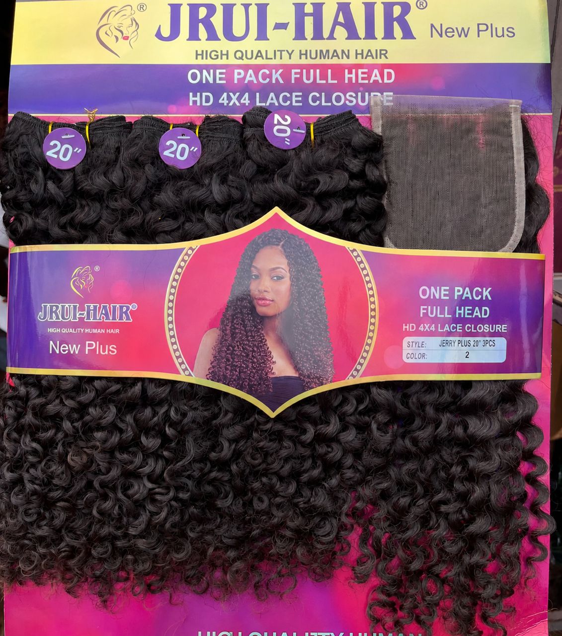 Smart Jrui Plus Jerry Closure Black 20"