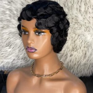 Wig Petra Finger Wave Pixie Cut
